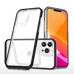 Hurtel Clear 3in1 Case paredzēts iPhone 13 Pro Max, melns цена и информация | Чехлы для телефонов | 220.lv