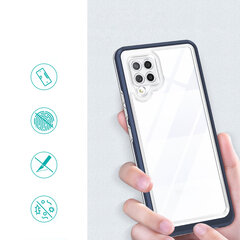 Чехол Hurtel Clear 3 в 1 для Samsung Galaxy A42 5G, синий цена и информация | Чехлы для телефонов | 220.lv