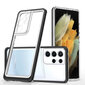 Hurtel Clear 3in1 Case paredzēts Samsung Galaxy S21 Ultra 5G, melns cena un informācija | Telefonu vāciņi, maciņi | 220.lv