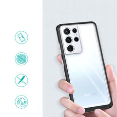 Hurtel Clear 3in1 Case paredzēts Samsung Galaxy S21 Ultra 5G, melns cena un informācija | Telefonu vāciņi, maciņi | 220.lv