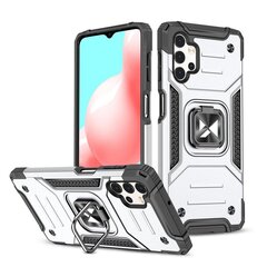 Wozinsky Ring Armor Case paredzēts Samsung Galaxy A73, sudraba cena un informācija | Telefonu vāciņi, maciņi | 220.lv