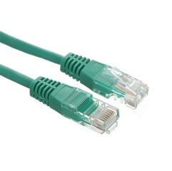 Сетевой кабель Alantec KKU5ZIE3 3 м Cat5e U/UTP (UTP) Зеленый цена и информация | Кабели и провода | 220.lv