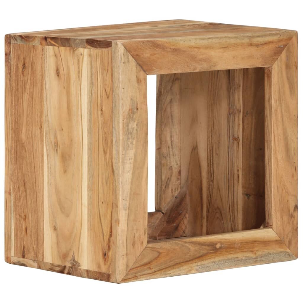 Taburete, 40x30x40cm, akācijas koka masīvs цена и информация | Dārza krēsli | 220.lv