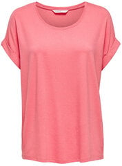 Sieviešu T-krekls ONLY 15106662*01, rozā cena un informācija | T-krekli sievietēm | 220.lv