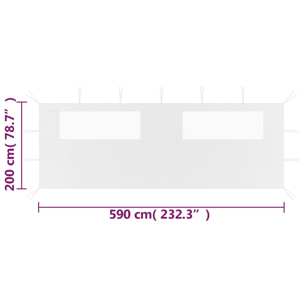3070416 Dārza nojume 6x2 m balta (315305) cena un informācija | Dārza nojumes un lapenes | 220.lv