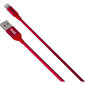 Pīts vads YENKEE, 2.0 USB A - Lightning, MFi certified, 480 Mbps, 5V/2.4A, 10W, 1m, alumīnija korpuss, sarkans cena un informācija | Savienotājkabeļi | 220.lv