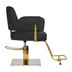 Профессиональное парикмахерское кресло GABBIANO LINZ, чёрно-золотого цвета цена и информация | Мебель для салонов красоты | 220.lv