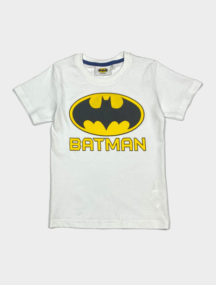 T-krekls zēnam Batman, balts цена и информация | Zēnu krekli | 220.lv