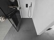 Walk-in dušas siena Mexen Kioto+ ar plauktu, black/melns raksts, 70,80,90,100,110,120,130,140x200 cm cena un informācija | Dušas durvis, dušas sienas | 220.lv