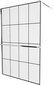 Walk-in dušas siena Mexen Kioto+ ar plauktu, chrome/melns raksts, 70,80,90,100,110,120,130,140x200 cm cena un informācija | Dušas durvis, dušas sienas | 220.lv
