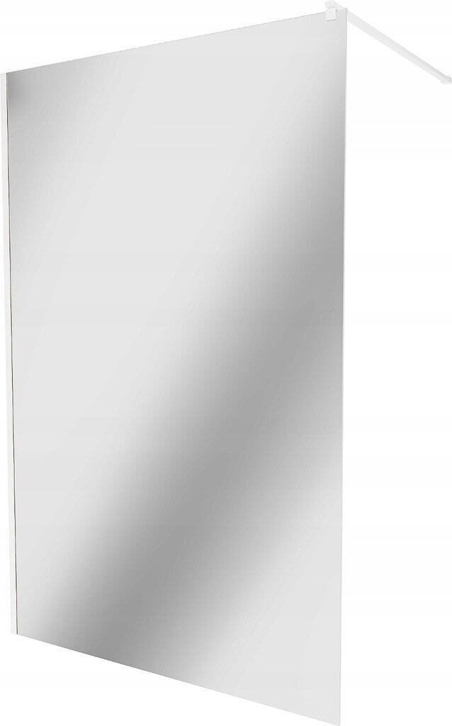 Walk-in dušas siena Mexen Kioto, white/spoguļa stikls, 70,80,90,100,110,120x200 cm cena un informācija | Dušas durvis, dušas sienas | 220.lv