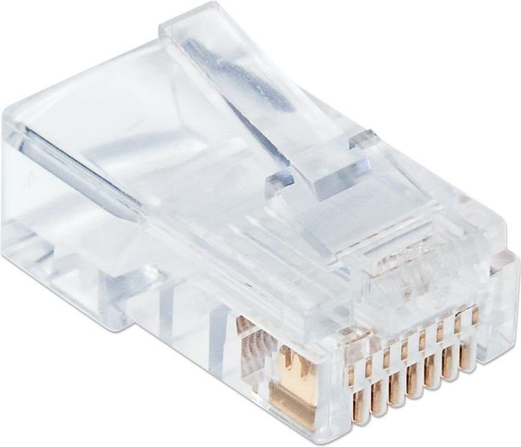 Spraudņi Techly RJ45 8P8C Cat6, 100 gab. cena un informācija | Kabeļi un vadi | 220.lv