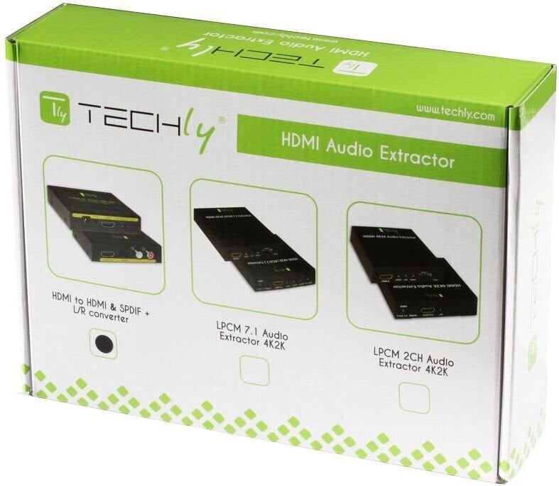 Audio celiņa pārveidotājs Techly extractor HDMI audio S/PIDF 5.1CH / RCA L/R 2.0CH цена и информация | Kabeļi un vadi | 220.lv