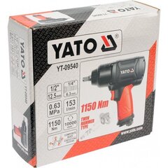 Пневматический ключ Yato 1/2" 1150Нм (YT-09540) цена и информация | Шуруповерты, дрели | 220.lv