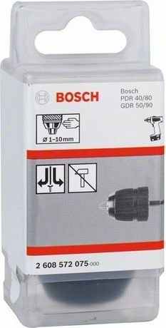 Ātrās atvienošanas patrona Bosch 10mm (2608572075) цена и информация | Skrūvgrieži, urbjmašīnas | 220.lv