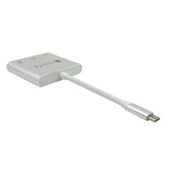 Techly, USB-C/HDMI/USB-A/USB-C PD cena un informācija | Adapteri un USB centrmezgli | 220.lv