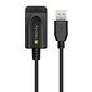 Techly USB-A M/F, 20 m cena un informācija | Kabeļi un vadi | 220.lv