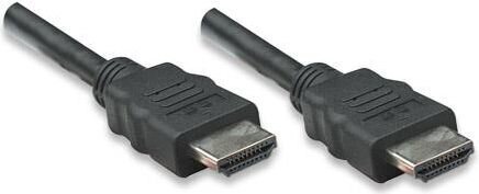 Kabelis Manhattan HDMI/HDMI M/M, 2 m, melns cena un informācija | Kabeļi un vadi | 220.lv