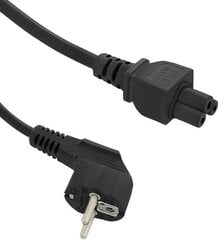 Kabel zasilający Qoltec 3pin S03/ST1 (50548) цена и информация | Зарядные устройства для ноутбуков  | 220.lv