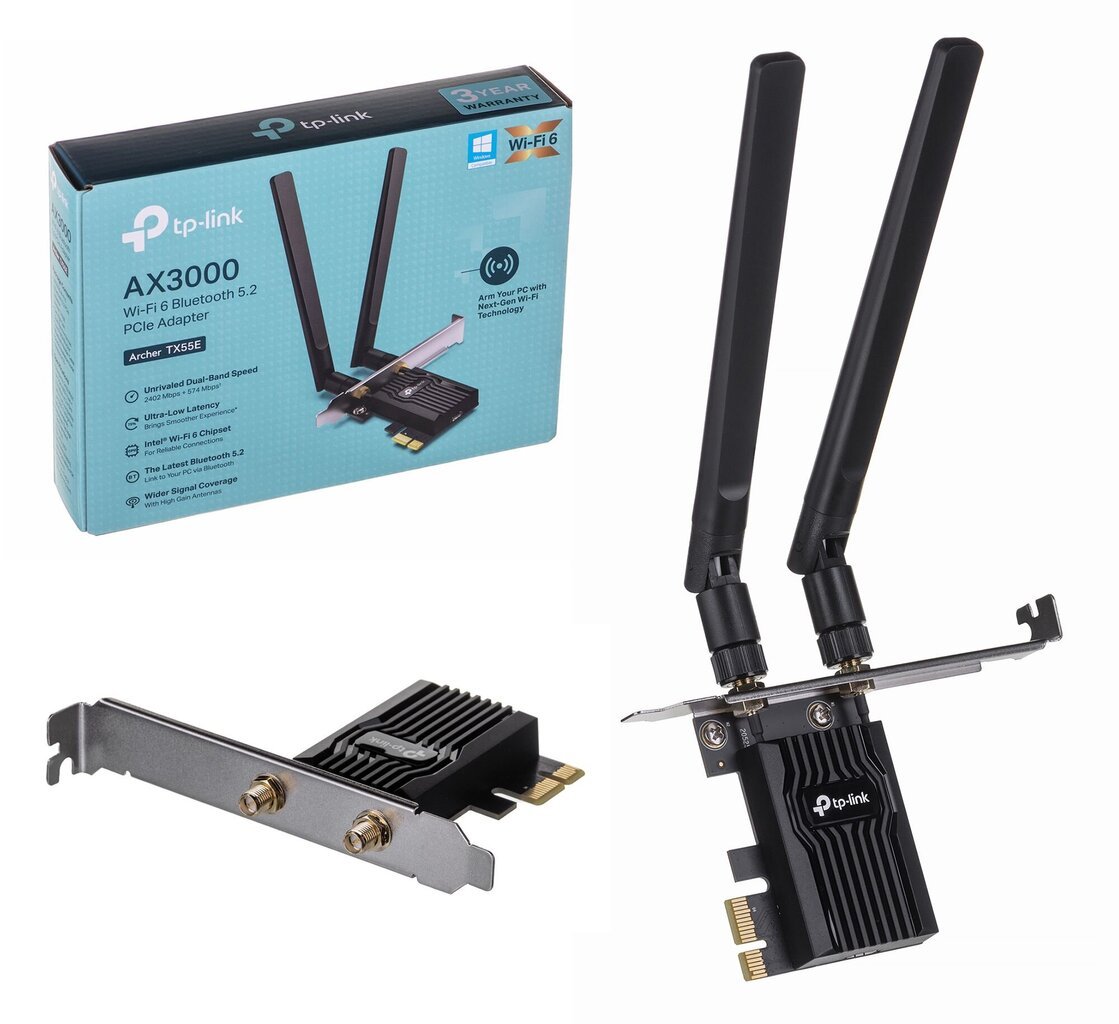 TP-Link Archer TX55E cena un informācija | Rūteri (maršrutētāji) | 220.lv