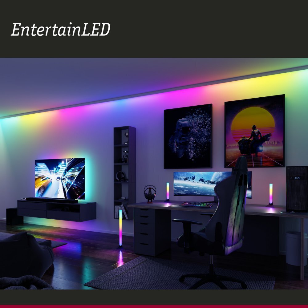 Paulmann LED USB LED lenta TV apgaismojums 55 collas 2m 3,5W 60LEDs/m RGB+ цена и информация | LED lentes | 220.lv