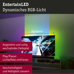 Paulmann LED USB LED lenta TV apgaismojums 65 collas 2,4m 4W 60LEDs/m RGB+ цена и информация | Светодиодные ленты | 220.lv