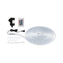 Светодиодная лента Paulmann SimpLED Outdoor Basic Set 5m IP44 13W 45lm/m 24LEDs/m RGB цена и информация | Светодиодные ленты | 220.lv