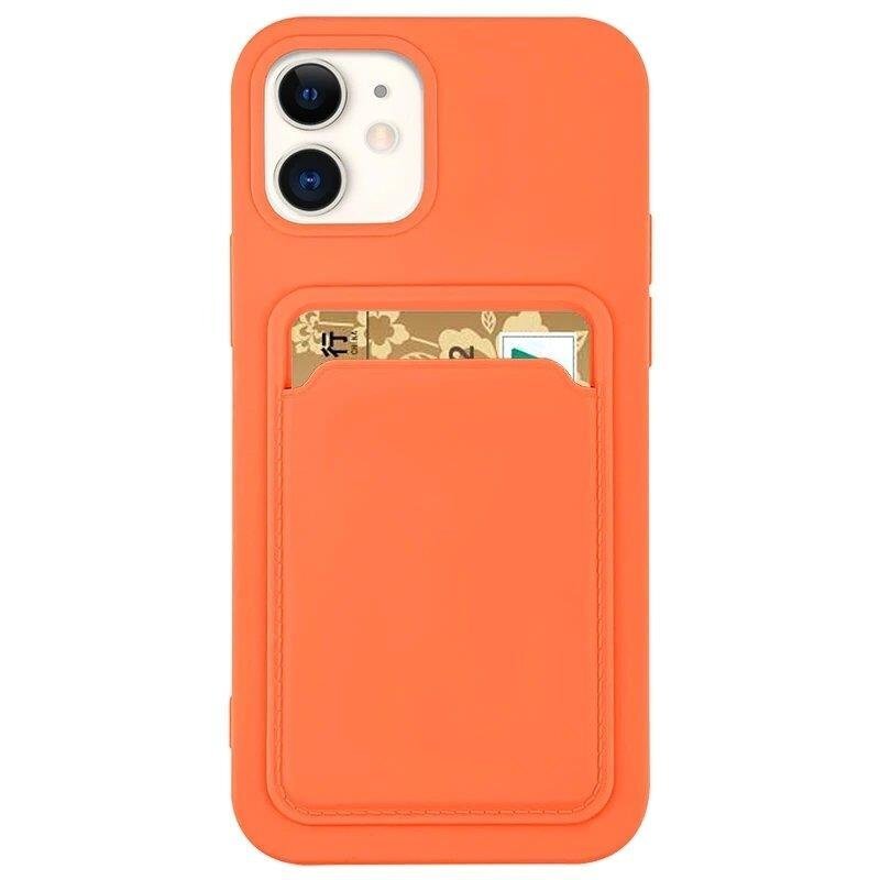 Hurtel Card Case paredzēts iPhone 11 Pro, oranžs цена и информация | Telefonu vāciņi, maciņi | 220.lv
