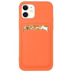 Hurtel Card Case paredzēts iPhone 12 mini, oranžs cena un informācija | Telefonu vāciņi, maciņi | 220.lv