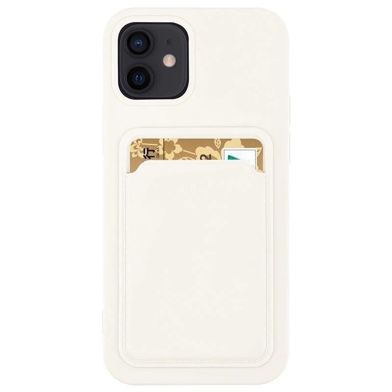 Hurtel Card Case paredzēts Samsung Galaxy S21+ 5G (S21 Plus 5G), balts цена и информация | Telefonu vāciņi, maciņi | 220.lv