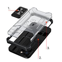 Hurtel Crystal Ring Case paredzēts iPhone 11 Pro, zils cena un informācija | Telefonu vāciņi, maciņi | 220.lv