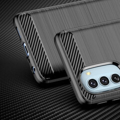 Hurtel Carbon Case paredzēts Motorola Moto G51 5G, melns cena un informācija | Telefonu vāciņi, maciņi | 220.lv