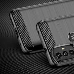 Чехол Hurtel Carbon для Motorola Moto G Power 2022, чёрный цена и информация | Чехлы для телефонов | 220.lv