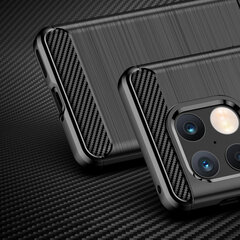 Hurtel Carbon Case paredzēts OnePlus 10 Pro, melns cena un informācija | Telefonu vāciņi, maciņi | 220.lv