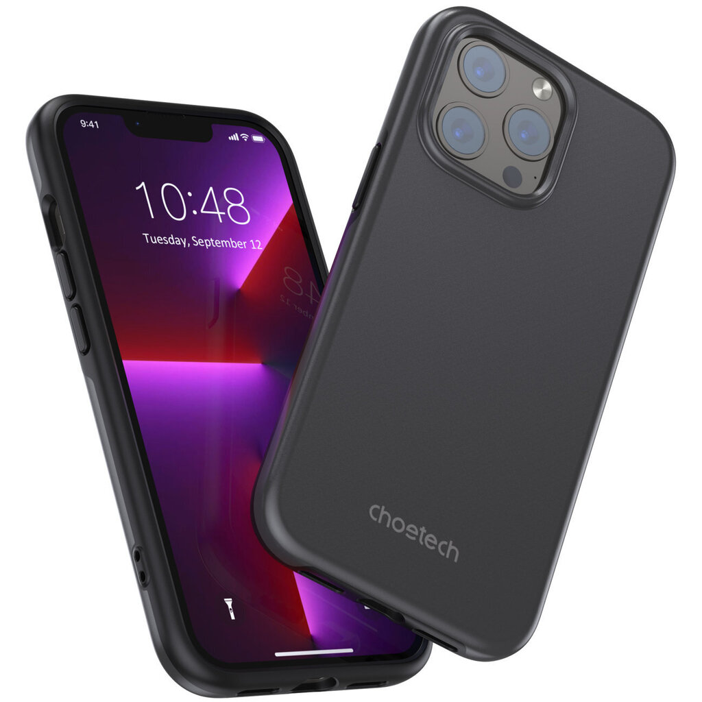 Choetech MFM Anti-drop case paredzēts iPhone 13 Pro PC0113-MFM-BK, melns цена и информация | Telefonu vāciņi, maciņi | 220.lv