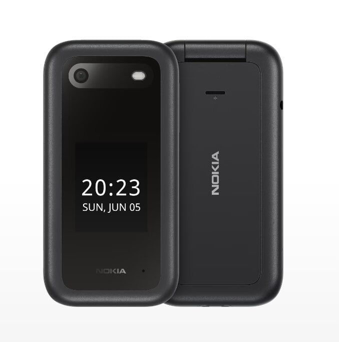 Nokia 2660 Flip 4G 1GF011GPA1A01 Black цена и информация | Mobilie telefoni | 220.lv