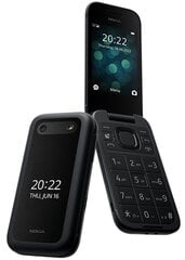 Nokia 2660 Flip 4G Dual SIM Black цена и информация | Мобильные телефоны | 220.lv