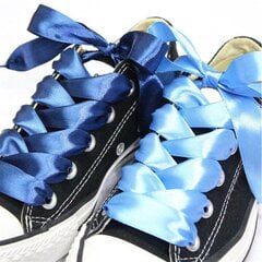 Атласные широкие шнурки 25 мм 120 см, цвет натуральный цена и информация | Для ухода за обувью и одеждой | 220.lv