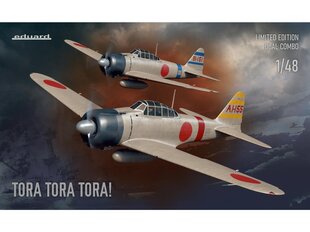 Сборная модель Eduard - TORA TORA TORA! Limited Edition / Dual Combo (Mitsubishi A6M Zero), 1/48, 11155 цена и информация | Конструкторы и кубики | 220.lv