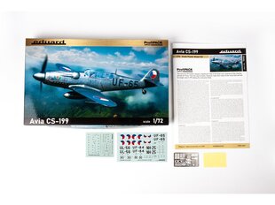 Сборная модель Eduard - Avia CS-199 ProfiPack edition, 1/72, 70153 цена и информация | Kонструкторы | 220.lv