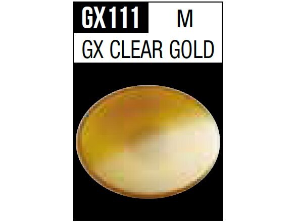 Mr.Hobby - Mr.Color GX akrila krāsas Clear Gold, 18 ml, GX-111 cena un informācija | Modelēšanas un zīmēšanas piederumi | 220.lv