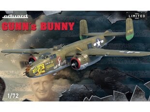 Сборная пластиковая модель Eduard - Gunn's Bunny Limited Edition (North American B-25 Mitchell), 1/72, 2139 цена и информация | Kонструкторы | 220.lv