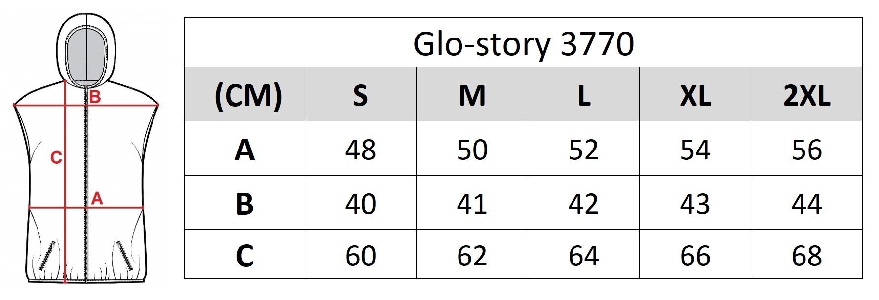 Vīriešu veste Glo-story, 3770, pelēka cena un informācija | Vīriešu vestes | 220.lv