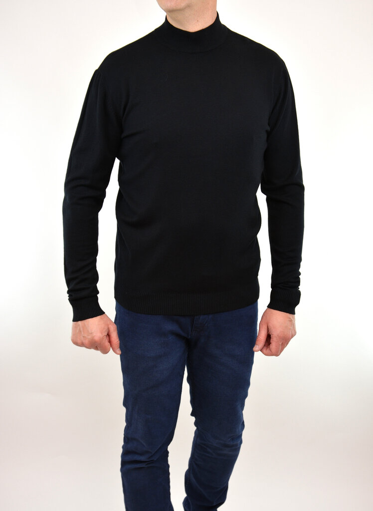 Vīriešu džemperis Ot-thomas 870, melns cena un informācija | Vīriešu džemperi | 220.lv