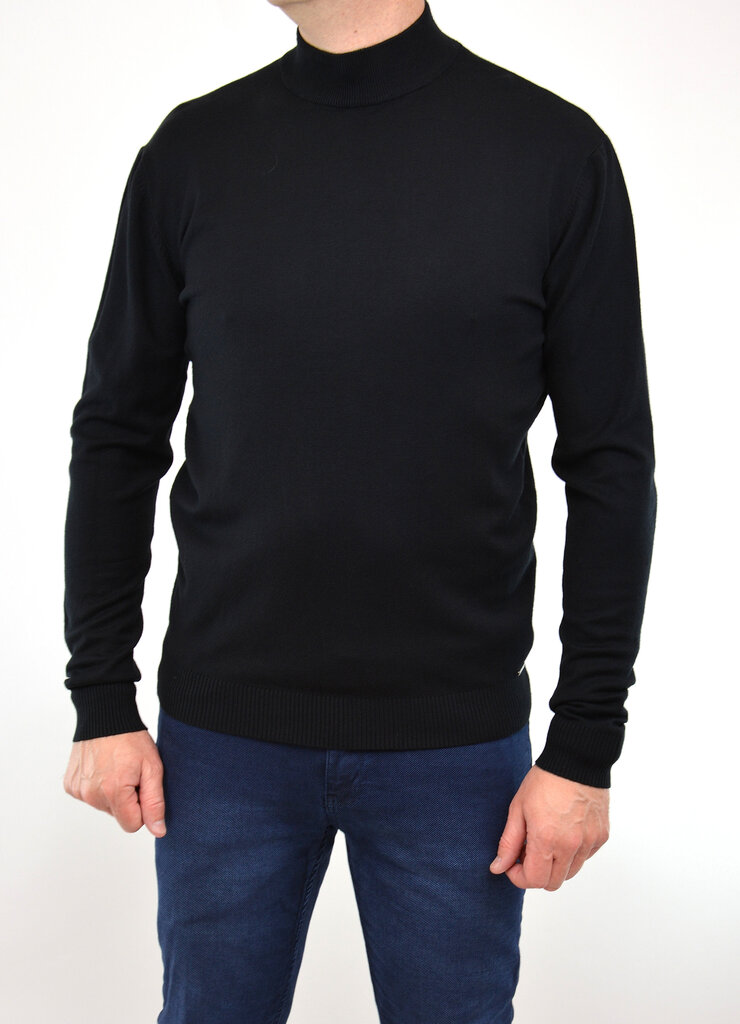 Vīriešu džemperis Ot-thomas 870-liels, melns cena un informācija | Vīriešu džemperi | 220.lv