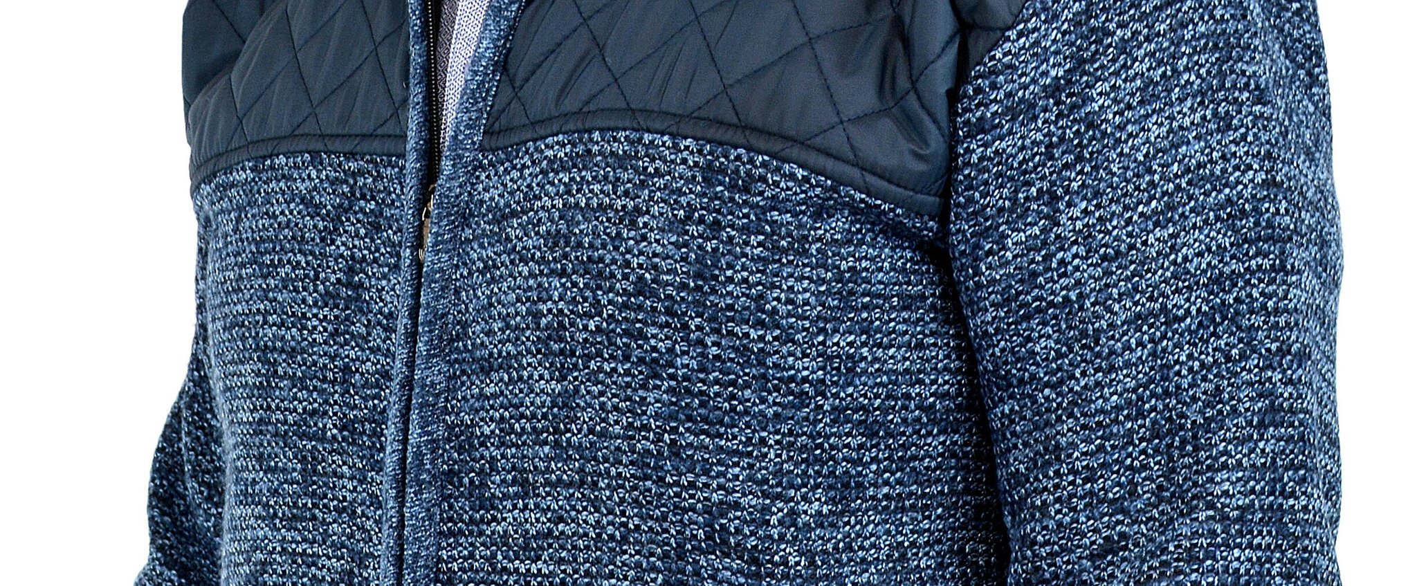 Džemperis vīriešiem ar rāvējslēdzēju Ot-thomas 1673, zils cena un informācija | Vīriešu džemperi | 220.lv