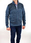 Džemperis vīriešiem ar rāvējslēdzēju Ot-thomas 1673, zils cena un informācija | Vīriešu džemperi | 220.lv