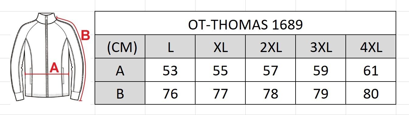 Džemperis vīriešiem ar rāvējslēdzēju Ot-thomas 1689, brūns cena un informācija | Vīriešu džemperi | 220.lv