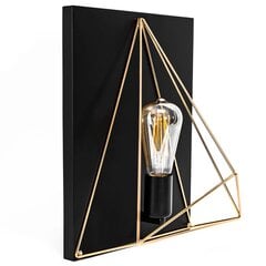 Sienas lampa Eureka, Black/Gold cena un informācija | Sienas lampas | 220.lv