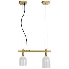 Piekaramā lampa Gerda 2, White/Gold цена и информация | Люстры | 220.lv